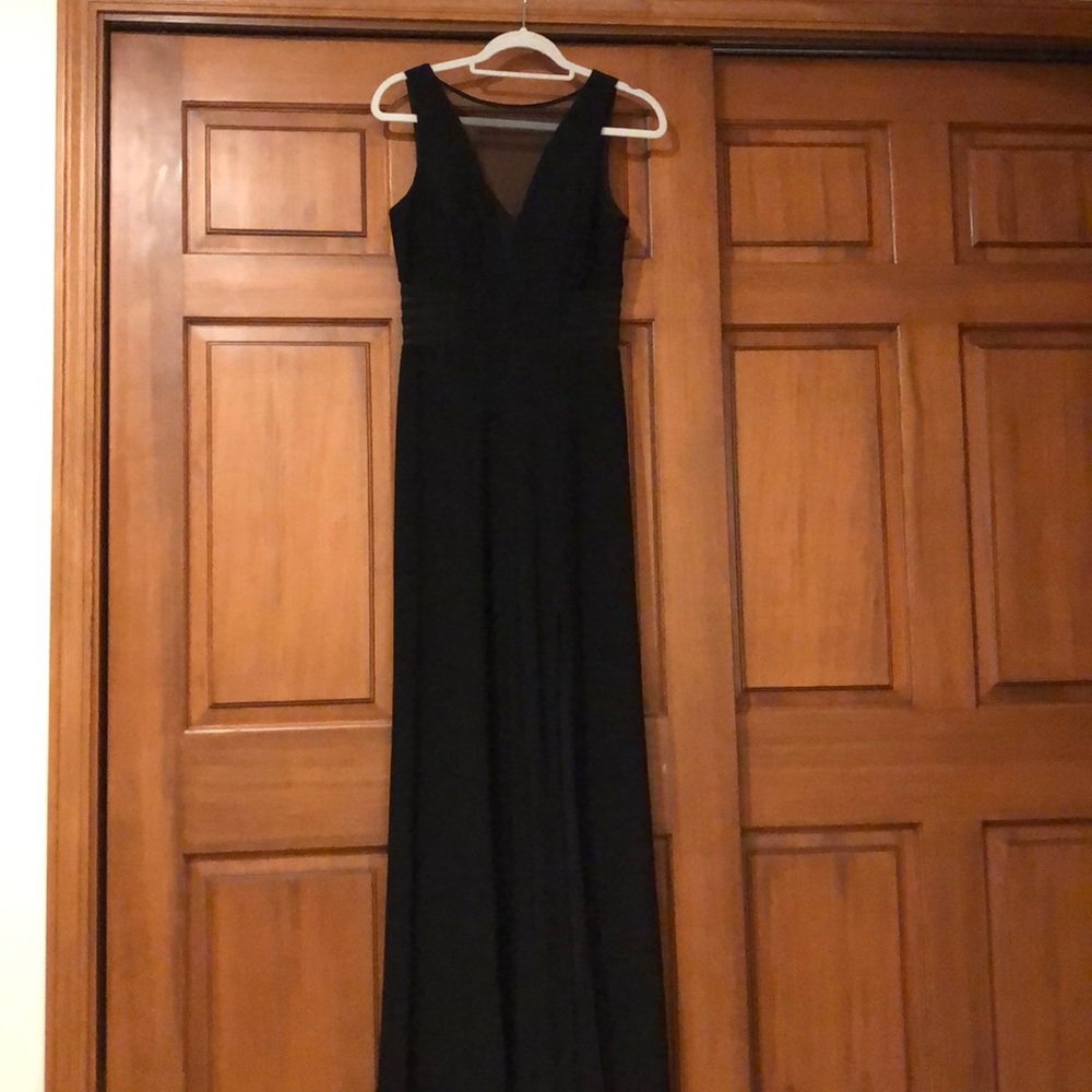 Long black dress